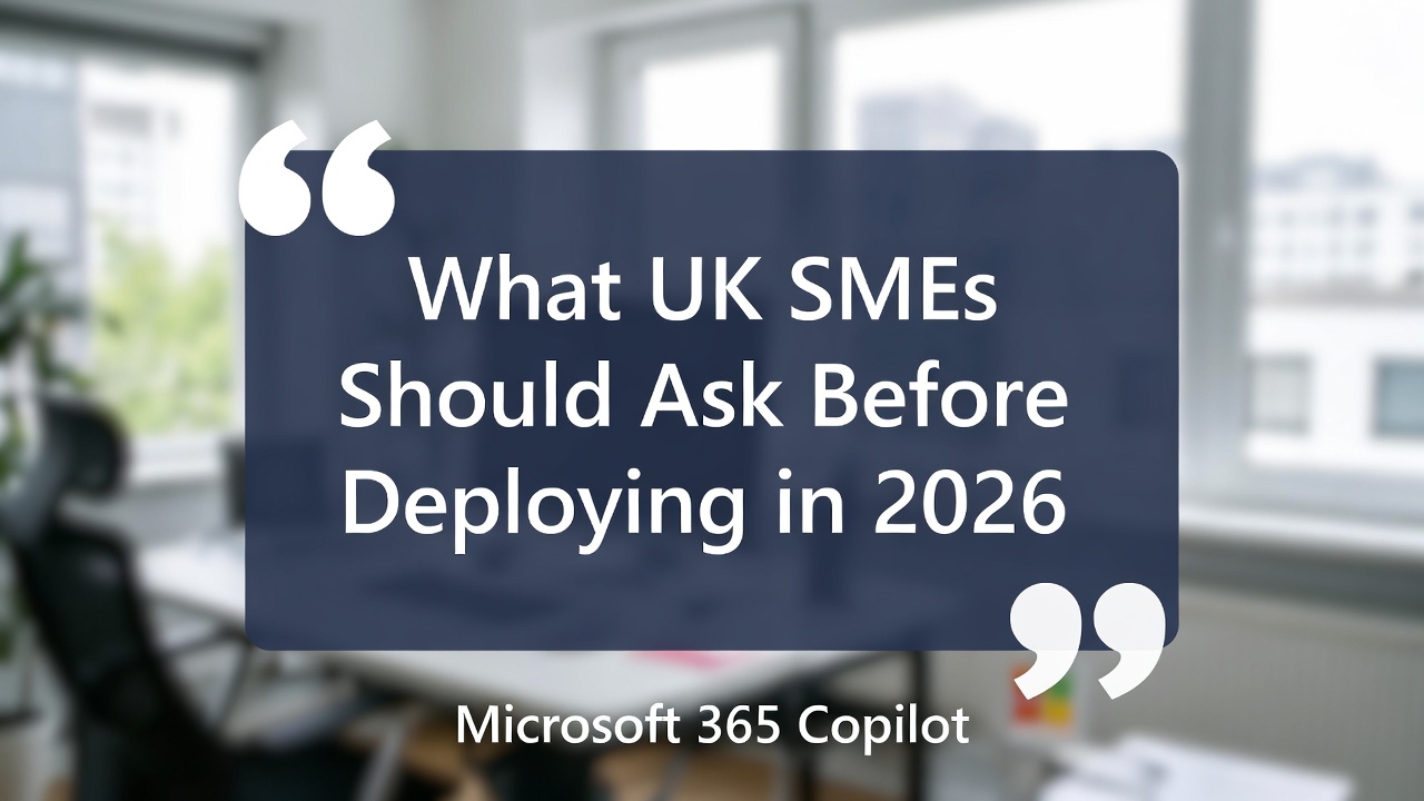 UK SME team using Microsoft 365 Copilot to boost productivity and efficiency
