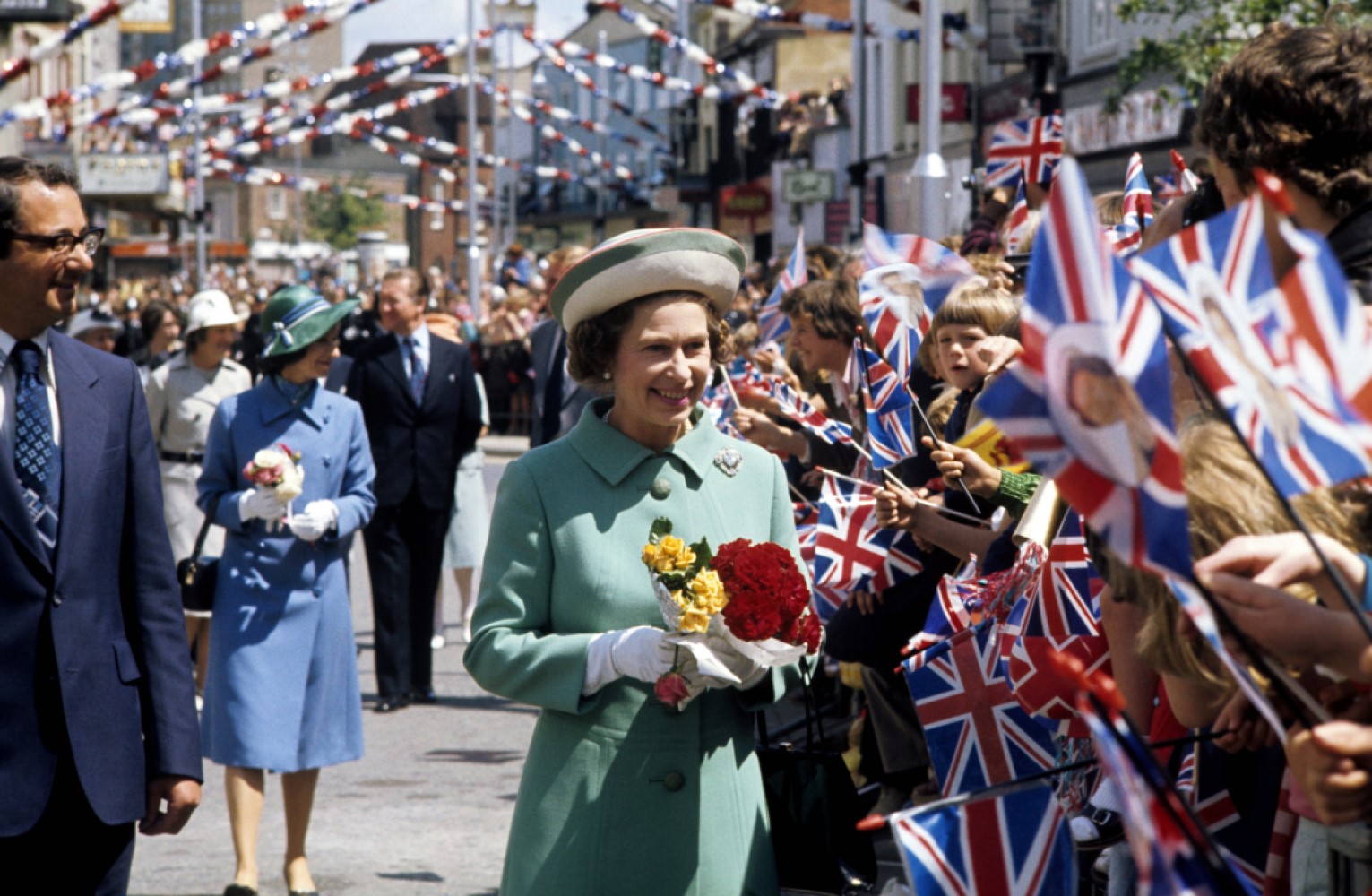 Queen Elizabeth II in the seventies